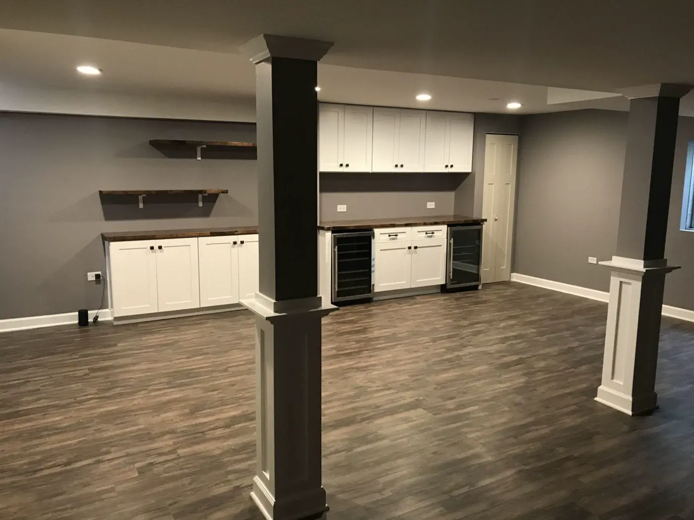 Basement media room