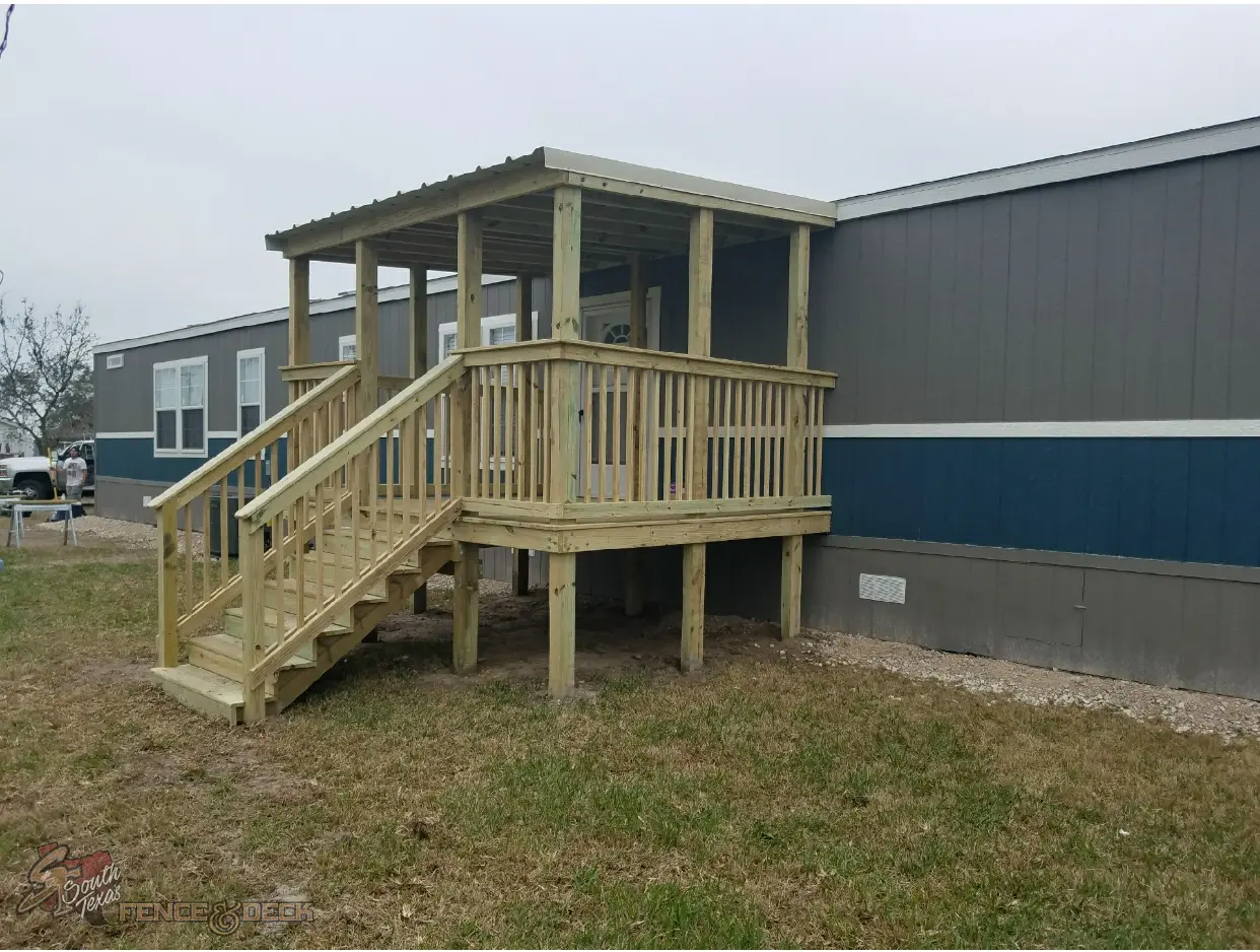 Deck framing and finishing