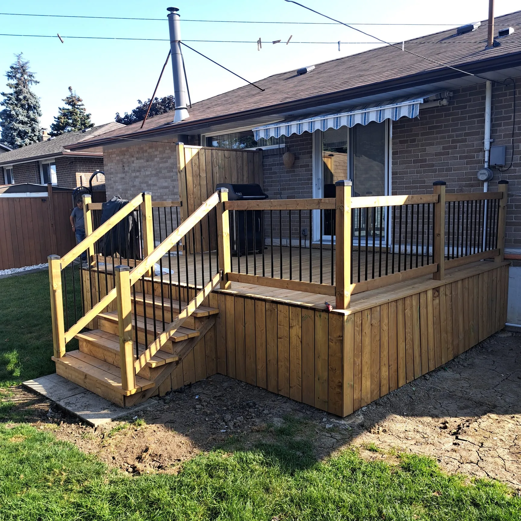 Covered porch structure