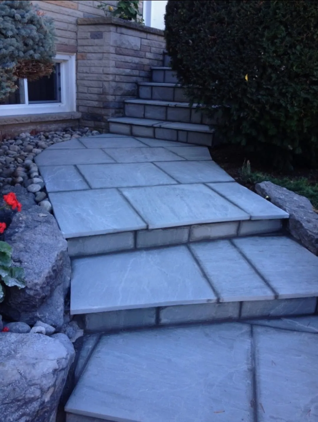 Flagstone — real LF Builders project photo