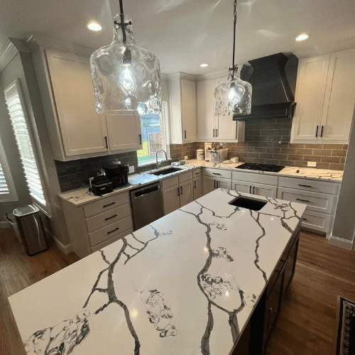 Kitchen Renovation work by LF Builders in the GTA