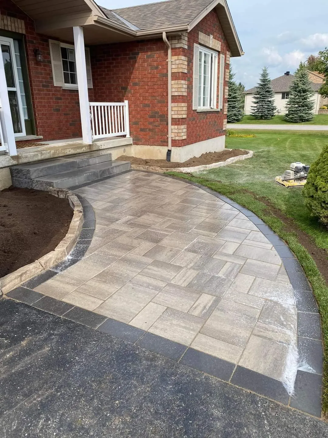 Interlock & Retaining — real LF Builders project photo