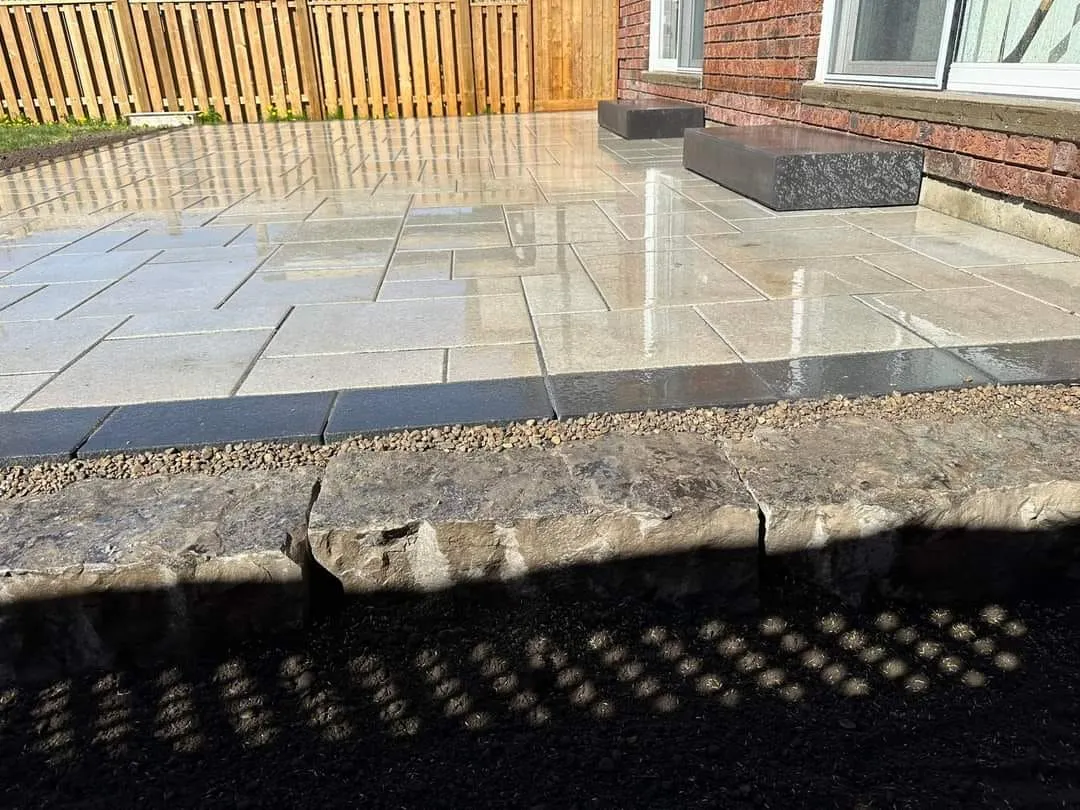Interlock & Retaining — real LF Builders project photo