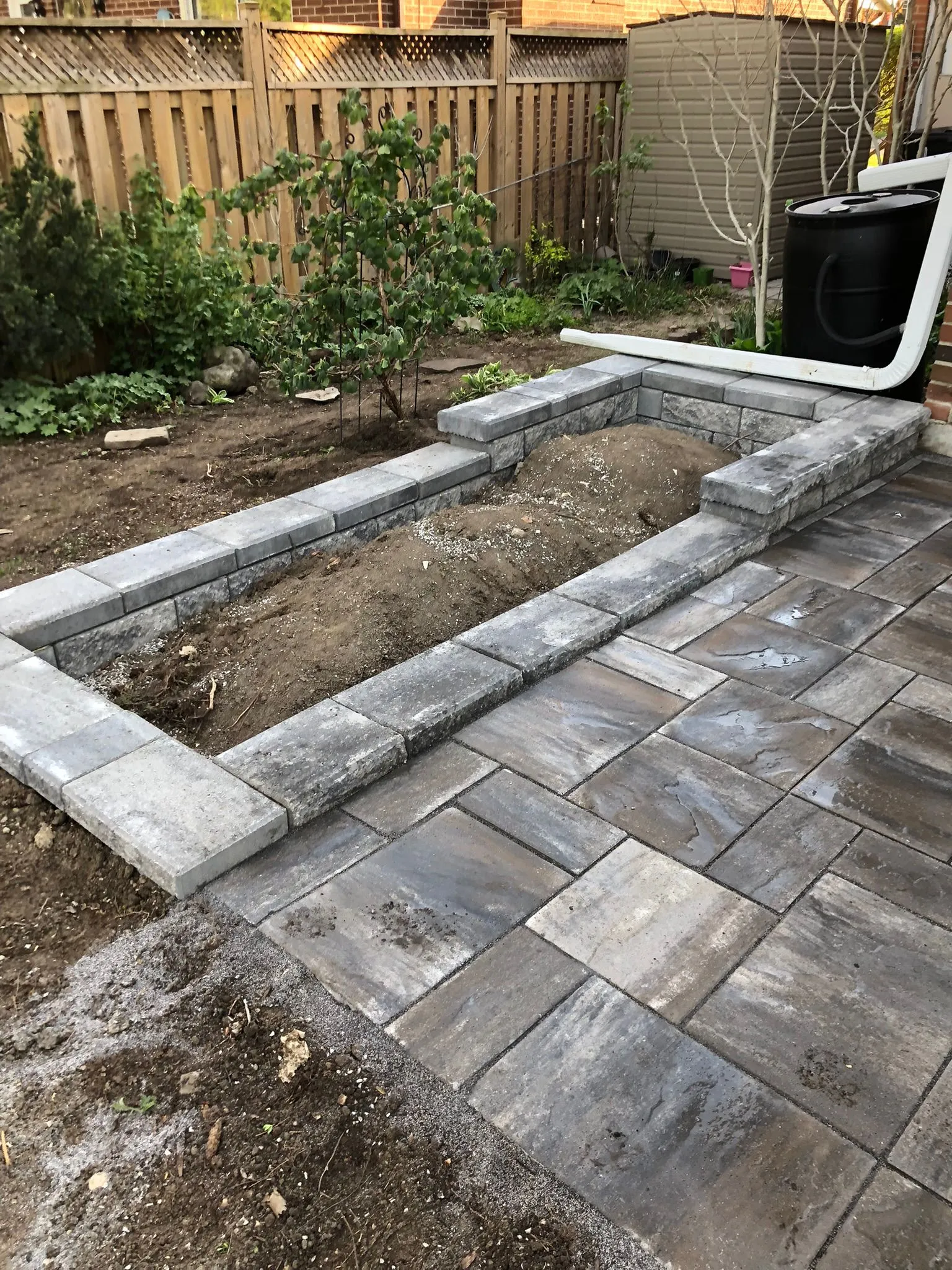 Interlock & Retaining — real LF Builders project photo