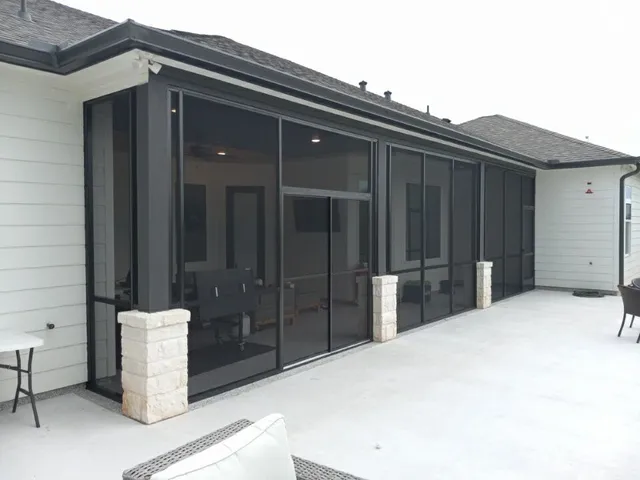 Enclosed porch project